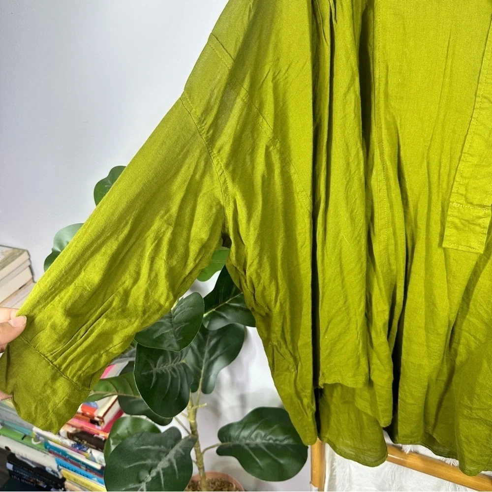Free People Intimately Green Boho Tunic sz S
